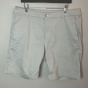 Mens Lululemon Frost Gray ABC short 9” inseam. Like new Size 36